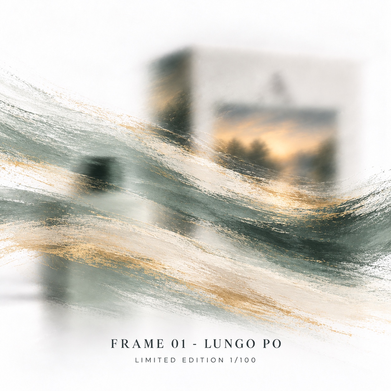 FRAME 01 — Lungo Po. Una prima immagine dell’edizione limitata, tra verde e oro.